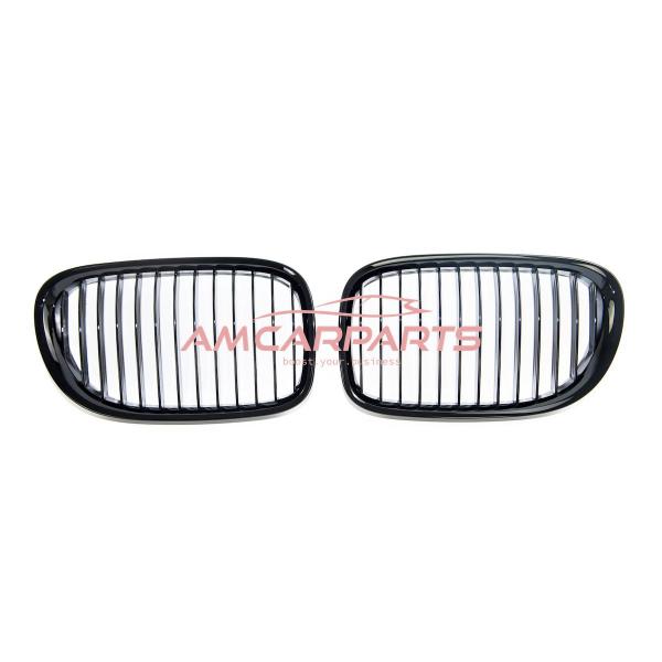 Upgrade Design Kühlergrill / Sportgrill passend für BMW 7er F01 / F02 / F03 / F04 08-15 Hochglanz schwarz