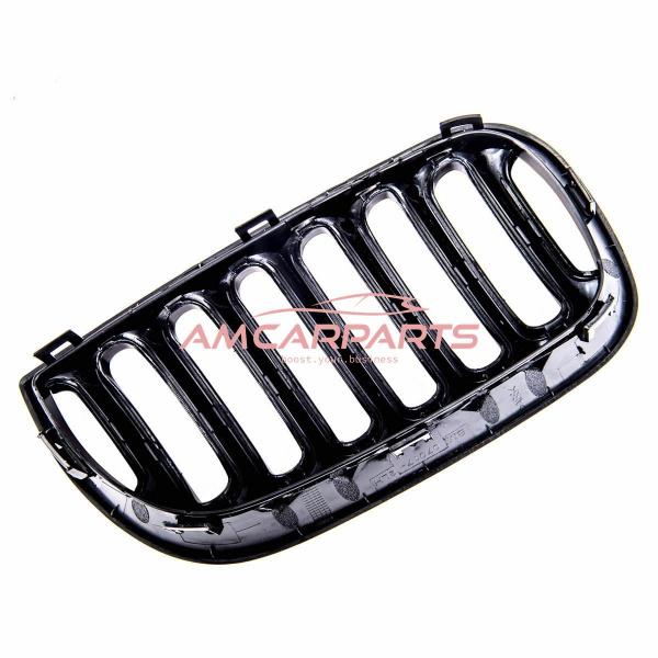 Upgrade Design Kühlergrill / Sportgrill passend für BMW X3 E83 Vor-Facelift 03-06 Hochglanz schwarz