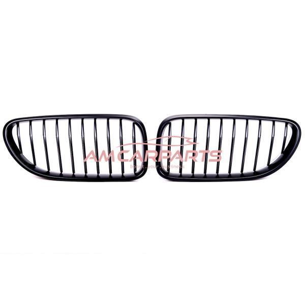 Upgrade Design Kühlergrill / Sportgrill passend für BMW 6er F12 / F13 / F06 11-18 Matt schwarz