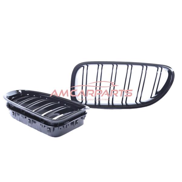 Upgrade Design Kühlergrill / Sportgrill passend für BMW 6er F12 / F13 / F06 11-18 Hochglanz schwarz