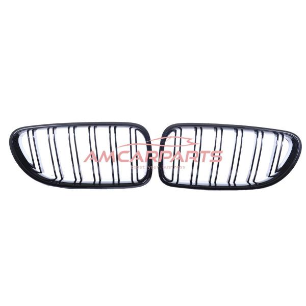 Upgrade Design Kühlergrill / Sportgrill passend für BMW 6er F12 / F13 / F06 11-18 Hochglanz schwarz