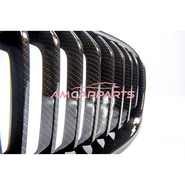 Upgrade Design Kühlergrill / Sportgrill passend für BMW 1er F20 / F21 Vor-Facelift 11-15 Carbon-Optik