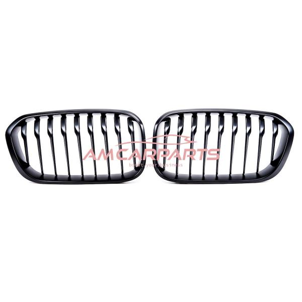 Upgrade Design Kühlergrill / Sportgrill passend für BMW 1er F20 / F21 Facelift 15-19 Matt schwarz