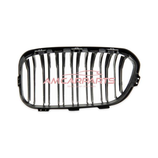 Upgrade Design Kühlergrill / Sportgrill passend für BMW 1er F20 / F21 Facelift 15-19 Matt schwarz