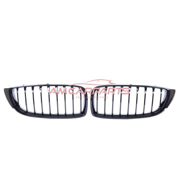 Upgrade Design Kühlergrill / Sportgrill passend für BMW 4er F32 / F33 / F36 13-21 Hochglanz schwarz