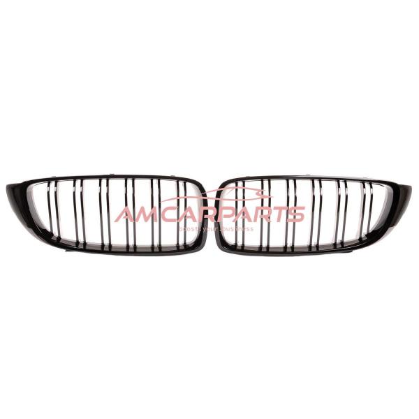 Upgrade Design Kühlergrill / Sportgrill passend für BMW 4er F32 / F33 / F36 13-21 Hochglanz schwarz