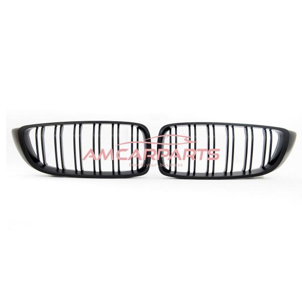 Upgrade Design Kühlergrill / Sportgrill passend für BMW 4er F32 / F33 / F36 13-21 Matt schwarz