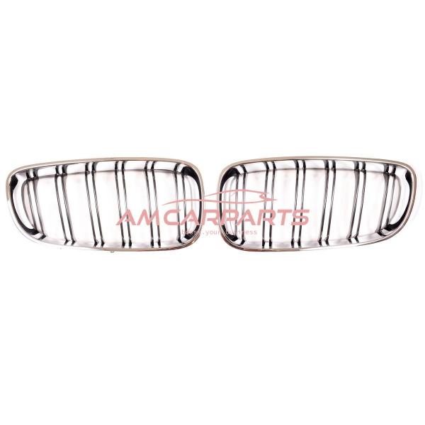 Upgrade Design Kühlergrill / Sportgrill passend für BMW 3er F34 13-20 Hochglanz schwarz / chrom