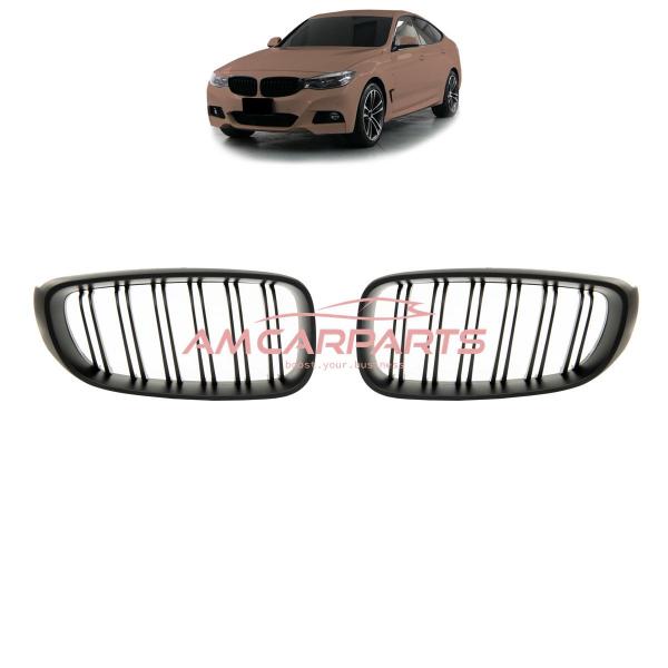 Upgrade Design Kühlergrill / Sportgrill passend für BMW 3er F34 13-20 Matt schwarz