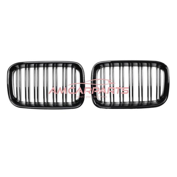 Upgrade Design Kühlergrill / Sportgrill passend für BMW 3er E36 91-96 Hochglanz schwarz