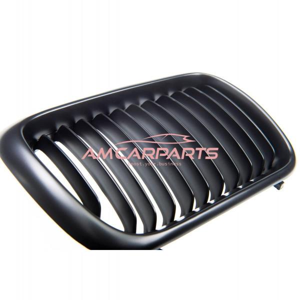 Upgrade Design Kühlergrill / Sportgrill passend für BMW 3er E36 Facelift 96-99 Matt schwarz