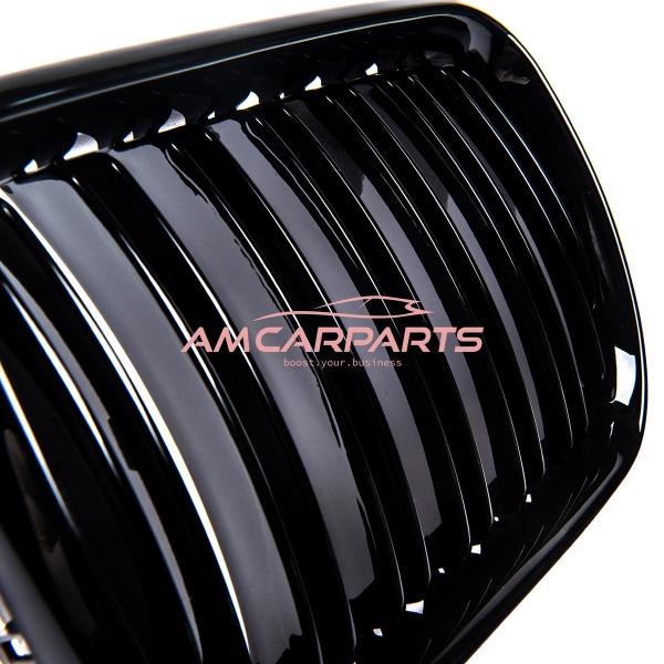 Upgrade Design Kühlergrill / Sportgrill passend für BMW 3er E36 Facelift 96-99 Hochglanz schwarz