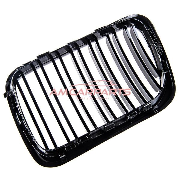 Upgrade Design Kühlergrill / Sportgrill passend für BMW 3er E36 Facelift 96-99 Hochglanz schwarz
