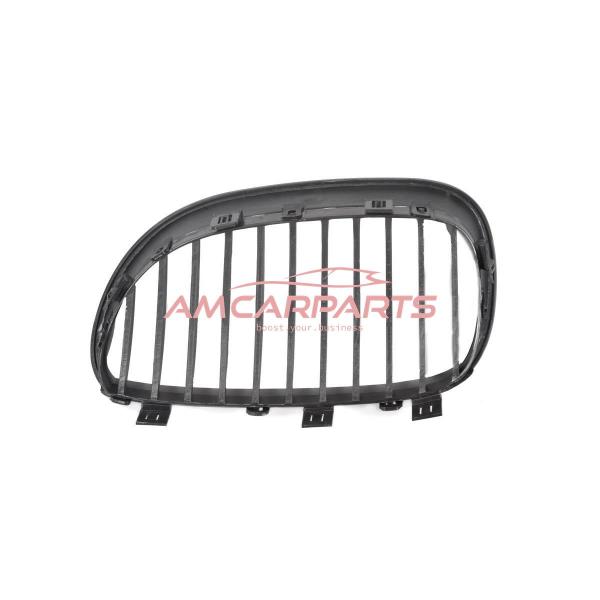 Upgrade Design Kühlergrill / Sportgrill passend für BMW 5er E60 / E61 03-10 Matt schwarz