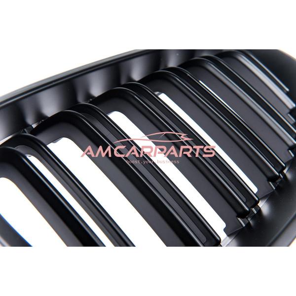 Upgrade Design Kühlergrill / Sportgrill passend für BMW 5er E60 / E61 03-10 Matt schwarz