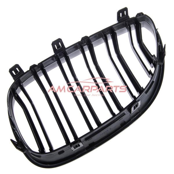 Upgrade Design Kühlergrill / Sportgrill passend für BMW 5er E60 / E61 03-10 Matt schwarz