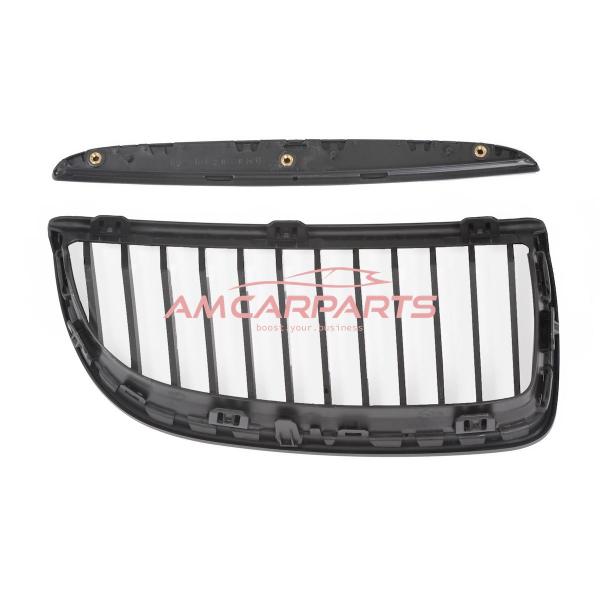 Upgrade Design Kühlergrill / Sportgrill passend für BMW 3er E90 / E91 Vor-Facelift 05-08 Matt schwarz