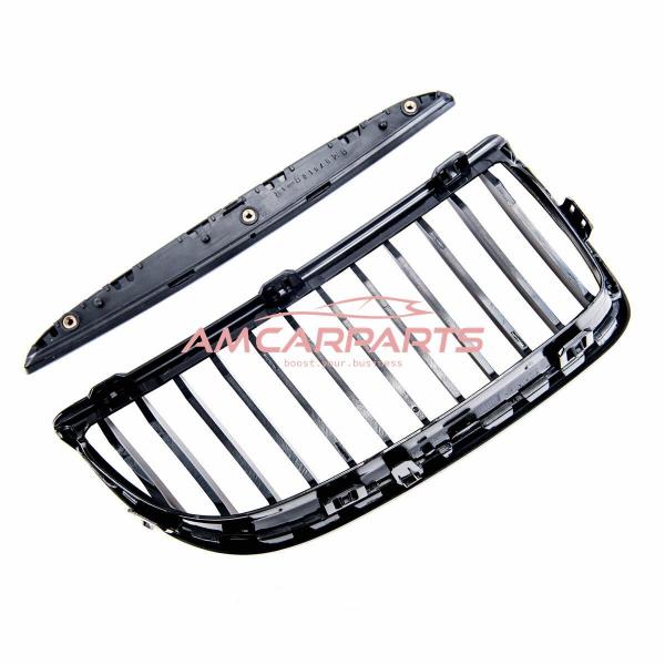 Upgrade Design Kühlergrill / Sportgrill passend für BMW 3er E90 / E91 05-08 Hochglanz schwarz