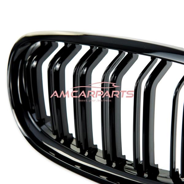 Upgrade Design Kühlergrill / Sportgrill passend für BMW 3er E90 / E91 Facelift 08-11 Hochglanz schwarz