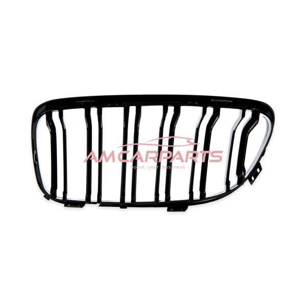 Upgrade Design Kühlergrill / Sportgrill passend für BMW 3er E90 / E91 Facelift 08-11 Hochglanz schwarz