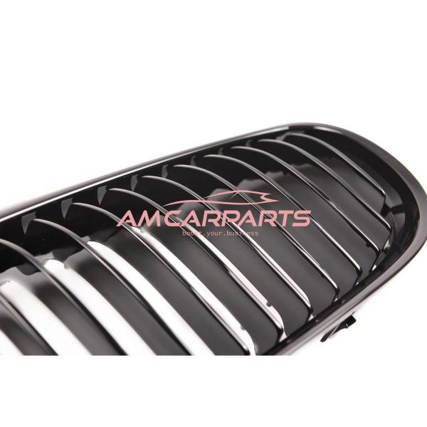Upgrade Design Kühlergrill / Sportgrill passend für BMW 3er E90 / E91 Facelift 08-11 Hochglanz schwarz