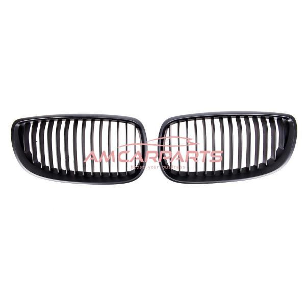 Upgrade Design Kühlergrill / Sportgrill passend für BMW 3er E92 / E93 Vor-Facelift 06-10 Matt schwarz