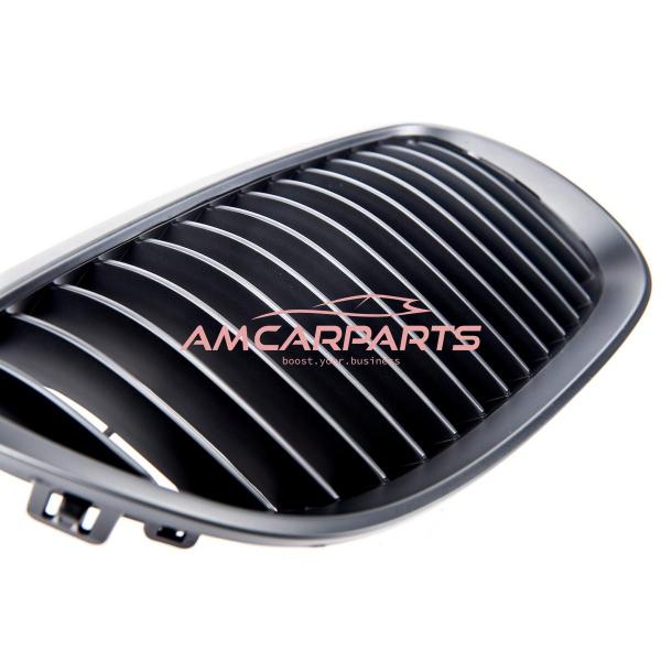 Upgrade Design Kühlergrill / Sportgrill passend für BMW 3er E92 / E93 Vor-Facelift 06-10 Matt schwarz