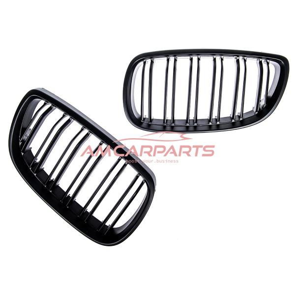 Upgrade Design Kühlergrill / Sportgrill passend für BMW 3er E92 / E93 Vor-Facelift 05-10 Matt schwarz