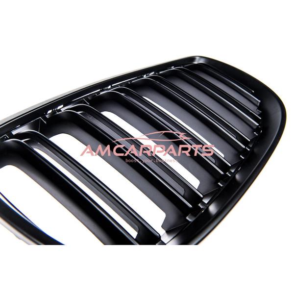 Upgrade Design Kühlergrill / Sportgrill passend für BMW 3er E92 / E93 Vor-Facelift 05-10 Matt schwarz