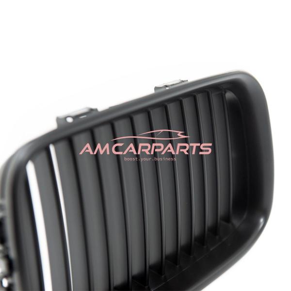 Upgrade Design Kühlergrill / Sportgrill passend für BMW 3er E36 Vor-Facelift 91-96 Matt schwarz