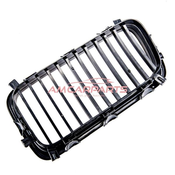 Upgrade Design Kühlergrill / Sportgrill passend für BMW 7er E38 Vor-Facelift 94-99 Hochglanz schwarz