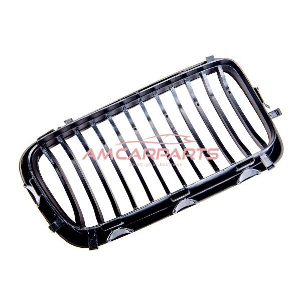 Upgrade Design Kühlergrill / Sportgrill passend für BMW 7er E38 94-01 Matt schwarz