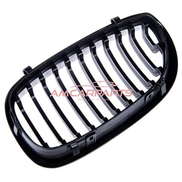 Upgrade Design Kühlergrill / Sportgrill passend für BMW 3er E46 Facelift 03-06 Matt schwarz