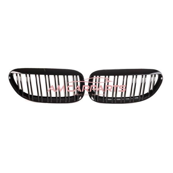 Upgrade Design Kühlergrill / Sportgrill passend für BMW 6er E63 / E64 03-10 Hochglanz schwarz