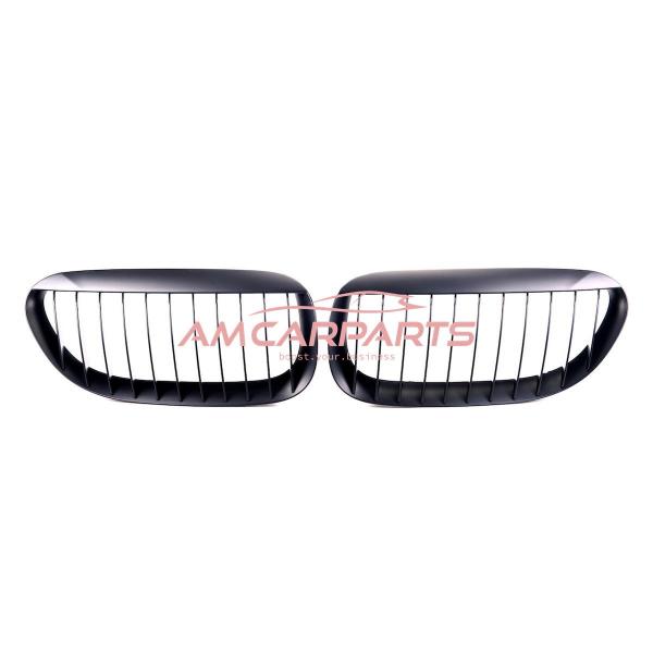 Upgrade Design Kühlergrill / Sportgrill passend für BMW 6er E63 / E64 03-10 Matt schwarz