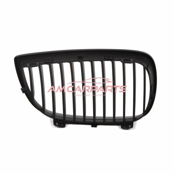 Upgrade Design Kühlergrill / Sportgrill passend für BMW 1er E81 / E87 Vor-Facelift 04-07 Matt schwarz