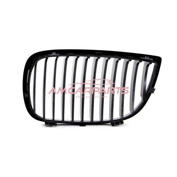 Upgrade Design Kühlergrill / Sportgrill passend für BMW 1er E81 / E87 Vor-Facelift 04-07 Hochglanz schwarz