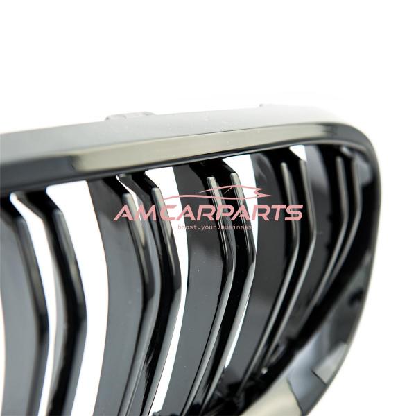 Upgrade Design Kühlergrill / Sportgrill passend für BMW 3er E92 / E93 Facelift 10-13 Hochglanz schwarz