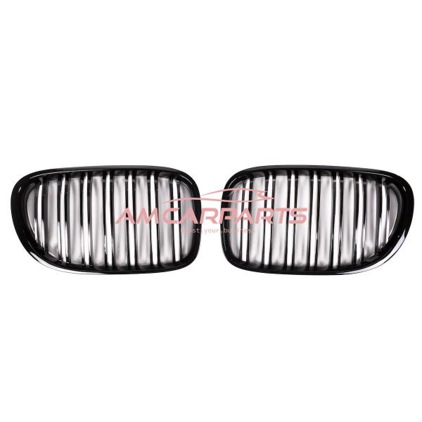 Upgrade Design Kühlergrill / Sportgrill passend für BMW 7er F01 / F02 / F03 / F04 08-12 Hochglanz schwarz