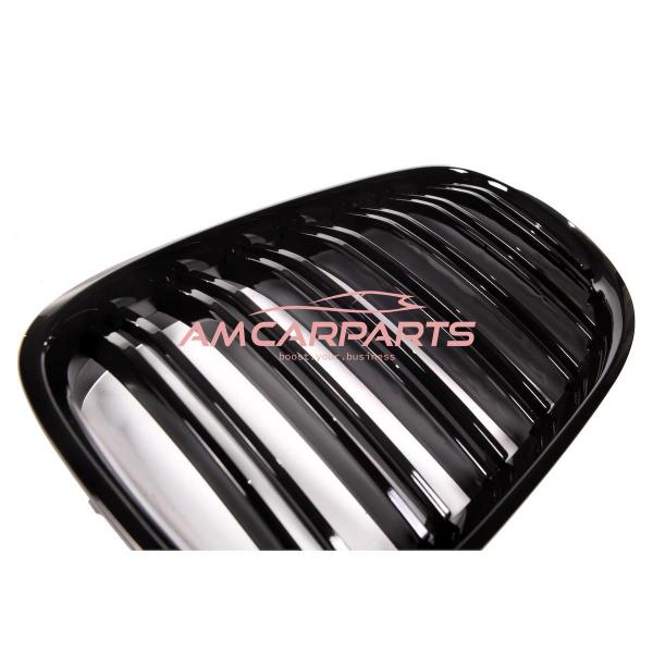 Upgrade Design Kühlergrill / Sportgrill passend für BMW 7er F01 / F02 / F03 / F04 08-12 Hochglanz schwarz