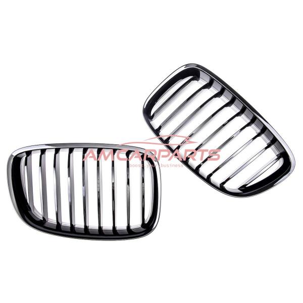 Upgrade Design Kühlergrill / Sportgrill passend für BMW 5er F07 13-17 Hochglanz schwarz