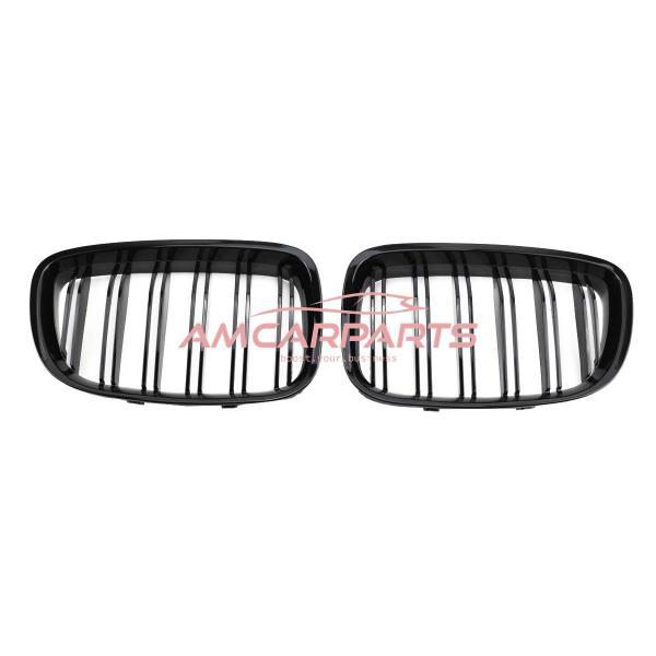 Upgrade Design Kühlergrill / Sportgrill passend für BMW 5er F07 13-17 Hochglanz schwarz