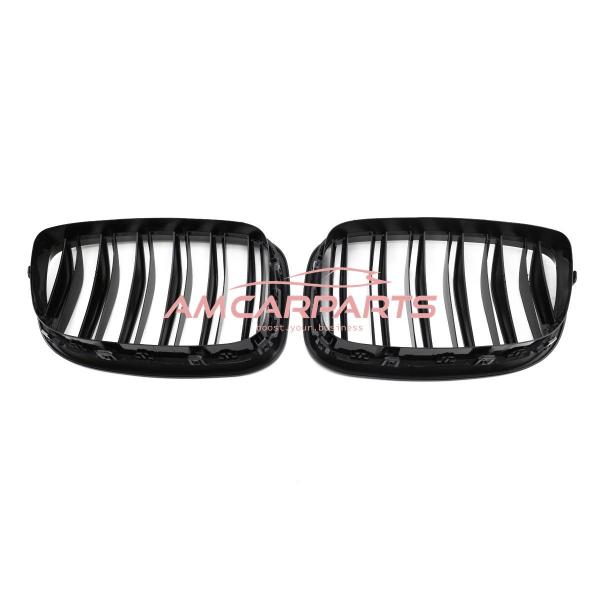 Upgrade Design Kühlergrill / Sportgrill passend für BMW 5er F07 13-17 Hochglanz schwarz