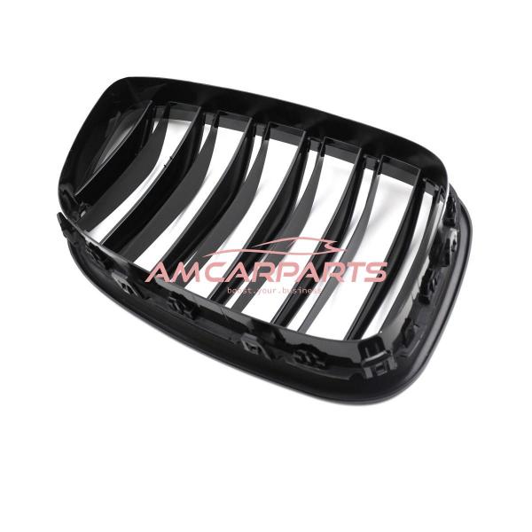Upgrade Design Kühlergrill / Sportgrill passend für BMW 5er F07 13-17 Hochglanz schwarz