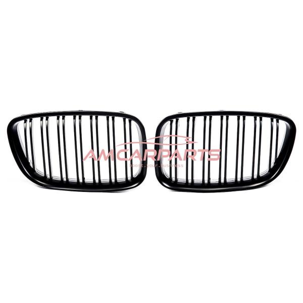Upgrade Design Kühlergrill / Sportgrill passend für BMW 5er F07 13-17 Matt schwarz