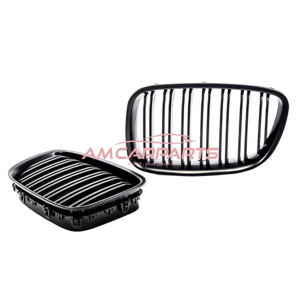 Upgrade Design Kühlergrill / Sportgrill passend für BMW 5er F07 13-17 Matt schwarz
