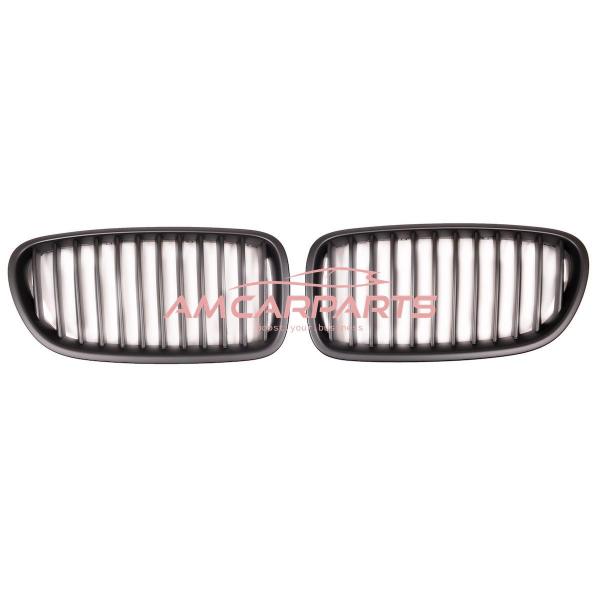Upgrade Design Kühlergrill / Sportgrill passend für BMW 5er F10 / F11 10-18 Matt schwarz