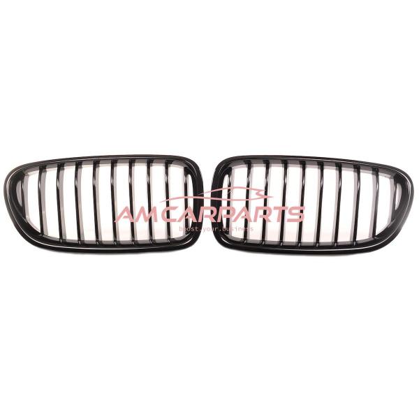 Upgrade Design Kühlergrill / Sportgrill passend für BMW 5er F10 / F11 10-16 Hochglanz schwarz
