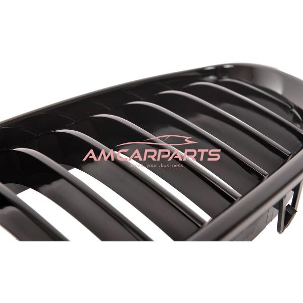 Upgrade Design Kühlergrill / Sportgrill passend für BMW 5er F10 / F11 10-16 Hochglanz schwarz