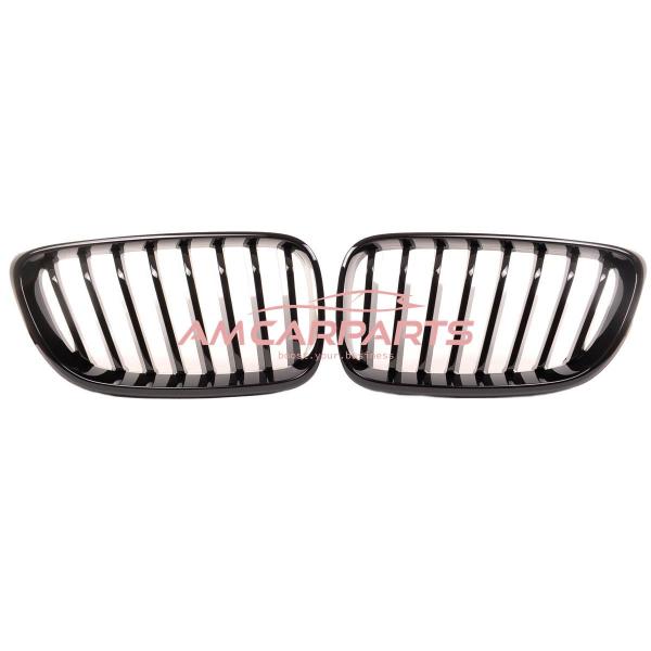 Upgrade Design Kühlergrill / Sportgrill passend für BMW 2er F22 / F23 / F87 14-21 Hochglanz schwarz